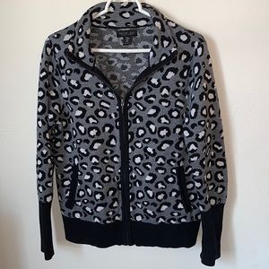 Women’s Rachel Zoe Cheetah Zip Up Jacket